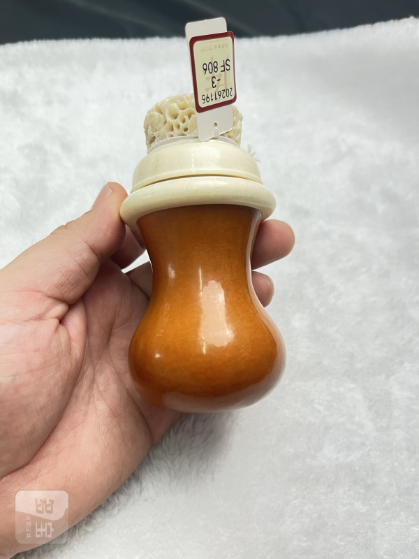 匏制素面荸荠形虫具 - 图4